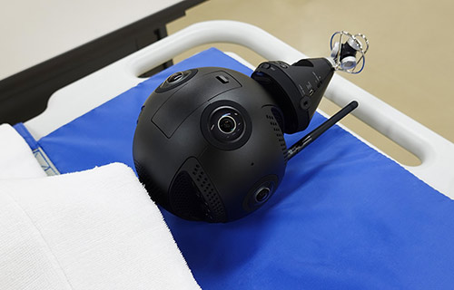 4チャネルマイクを搭載した高解像度3Dofのステレオカメラで撮影した患児のためのVRプレパレーション映像